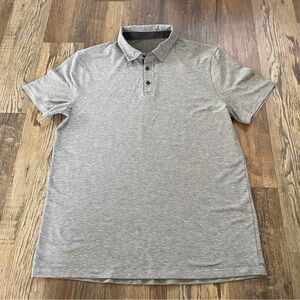 Lululemon gray men’s polo shirt L/XL?